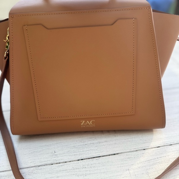 Zac Posen Eartha top handle camel leather handbag - Picture 3 of 8